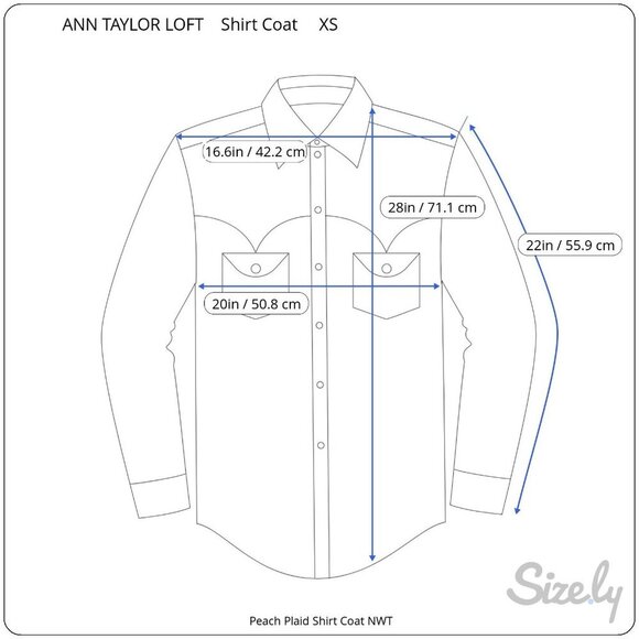 Ann Taylor Loft Plaid Swing Button Down Swing Plaid Shirt Jacket NEW XS - Picture 6 of 10